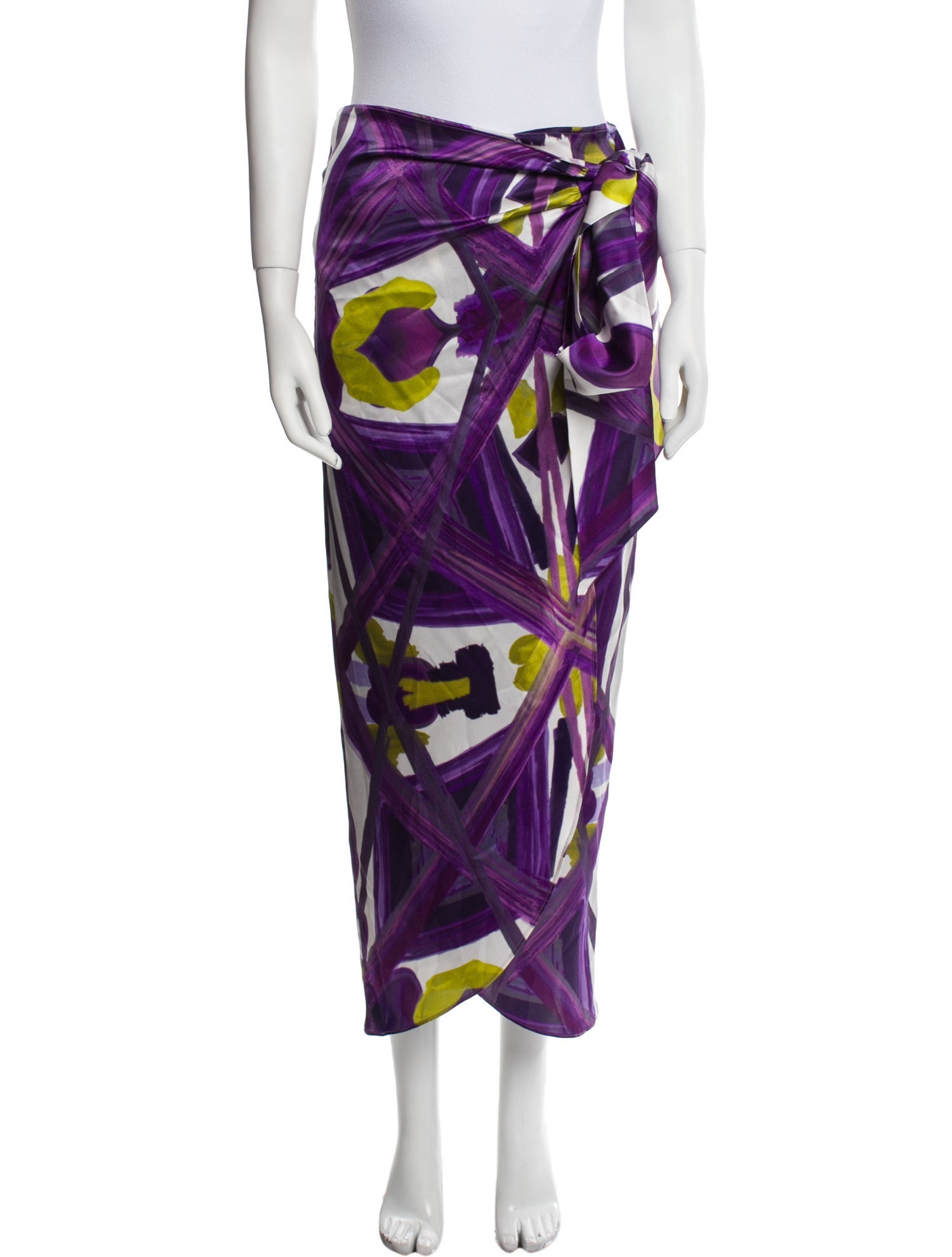 Silvia Tcherassi Printed Midi Length Skirt