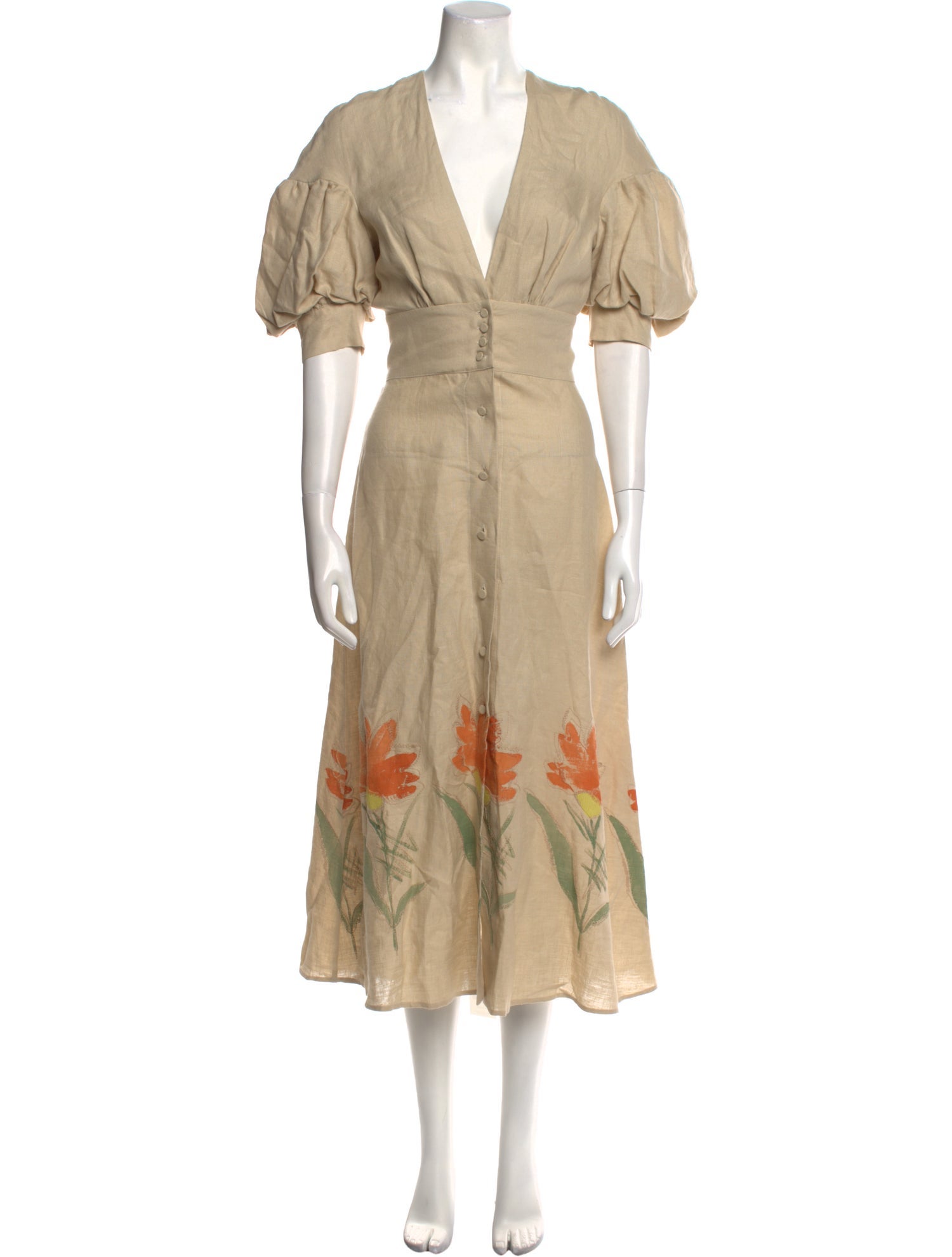 Silvia Tcherassi Linen Long Dress w/ Tags