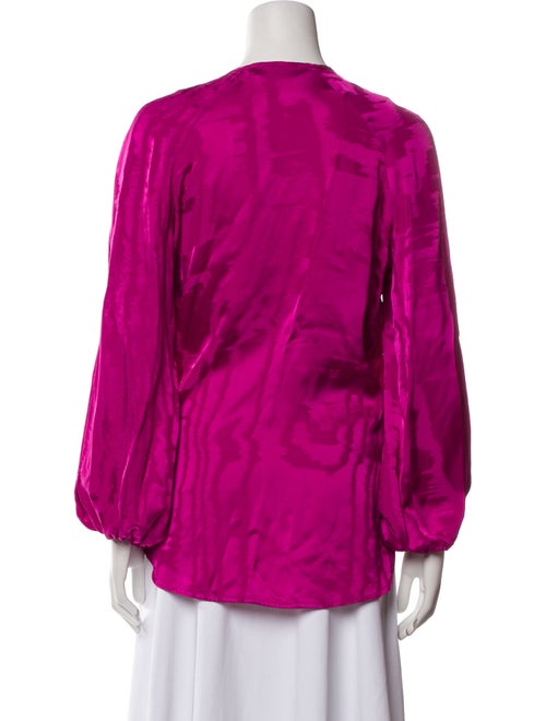 Silvia Tcherassi Tie Neck Long Sleeve Blouse