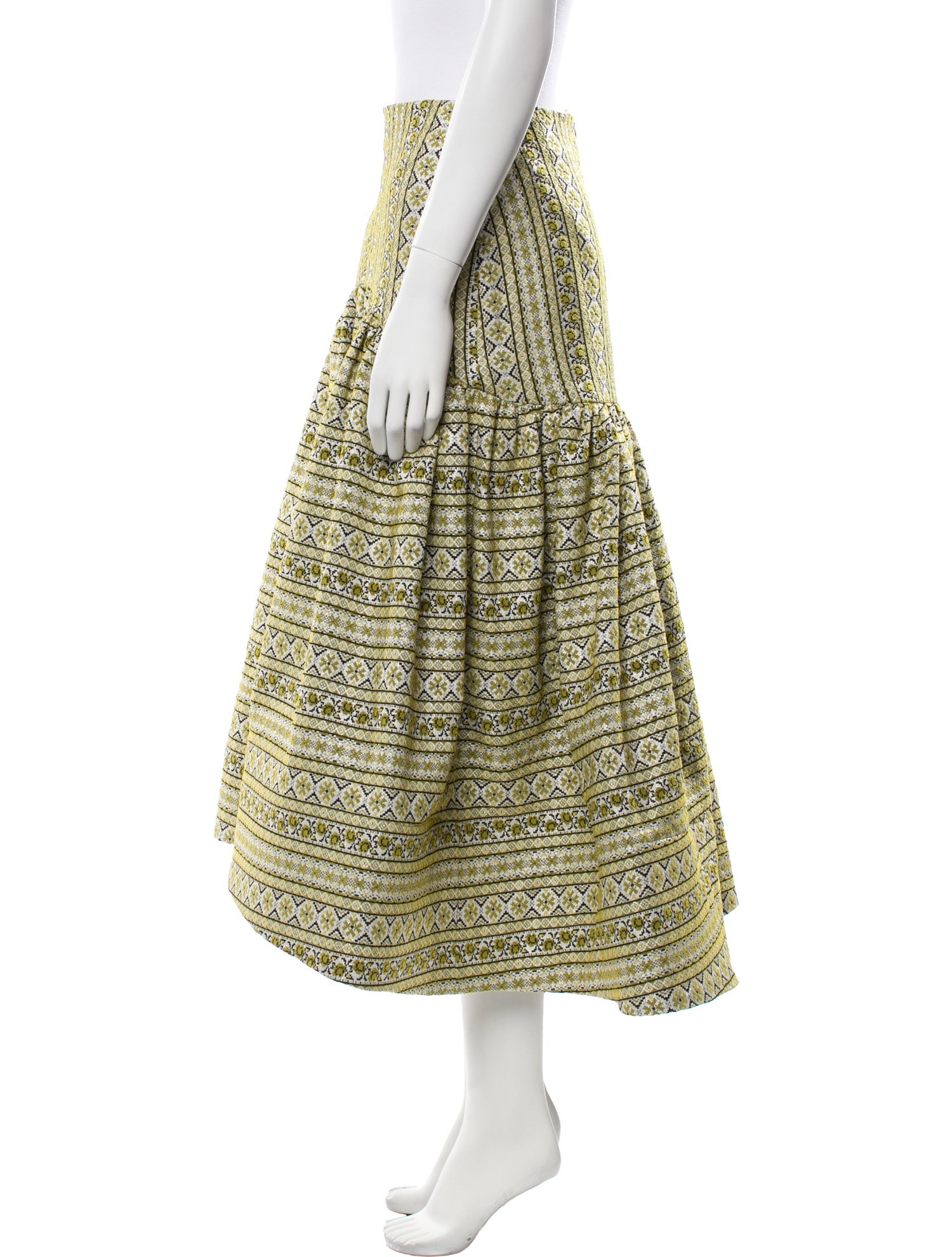 Silvia Tcherassi Printed Midi Length Skirt w/ Tags