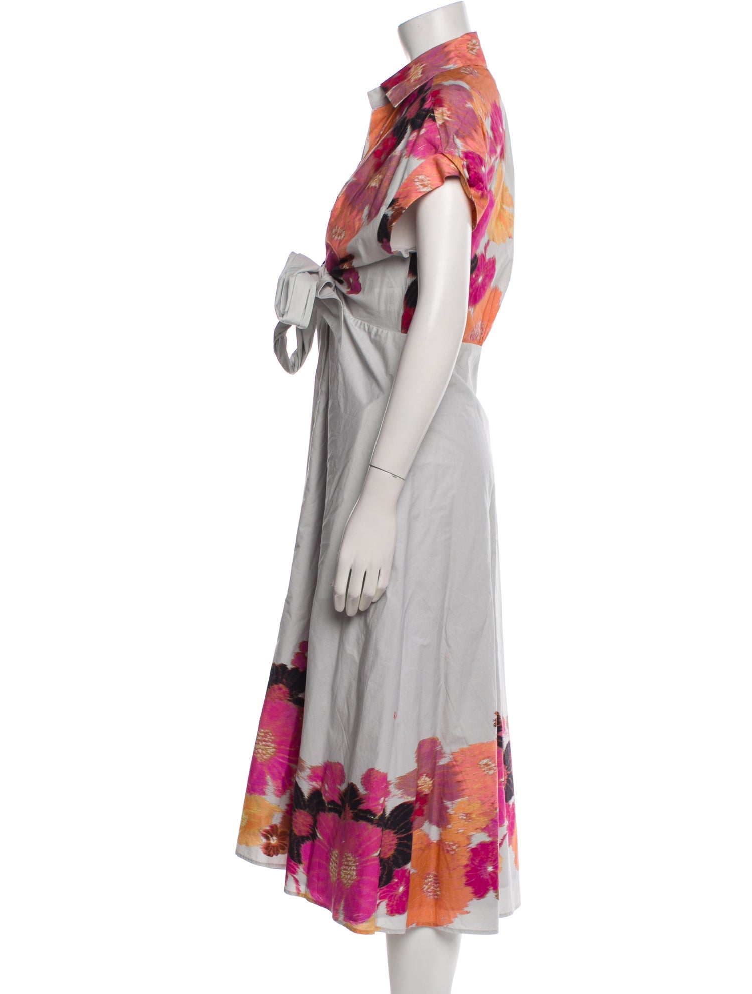 Silvia Tcherassi Floral Print Long Dress