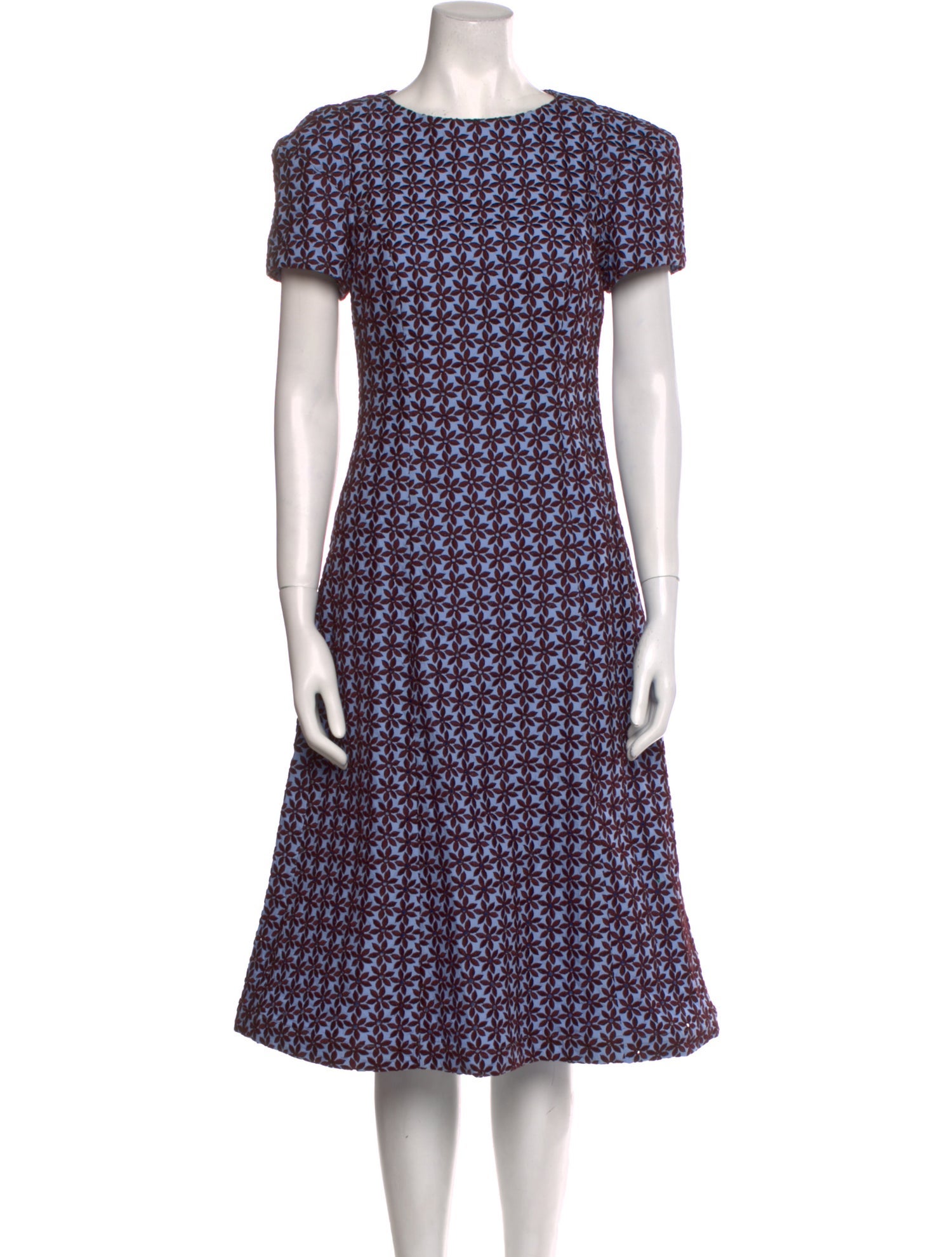 Silvia Tcherassi Floral Print Midi Length Dress