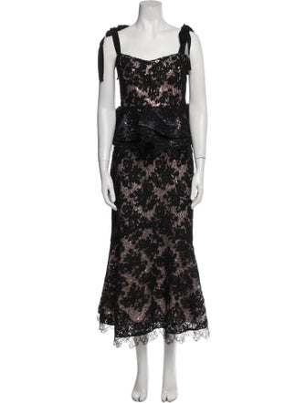Silvia Tcherassi Lace Pattern Skirt Set