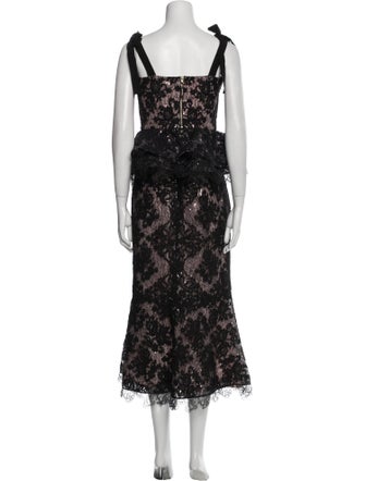 Silvia Tcherassi Lace Pattern Skirt Set