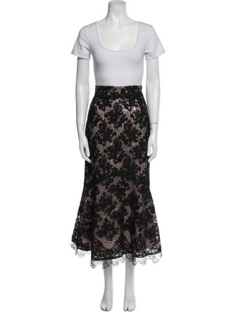 Silvia Tcherassi Lace Pattern Skirt Set