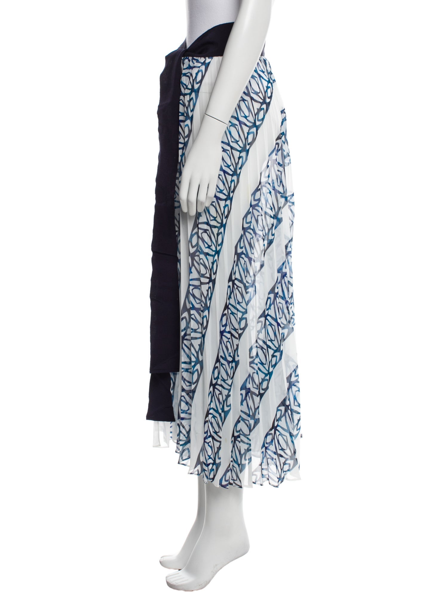 Silvia Tcherassi Printed Midi Length Skirt