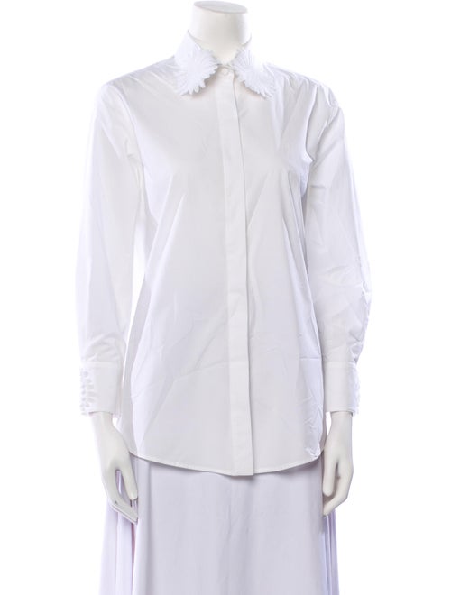Silvia Tcherassi Long Sleeve Button-Up Top