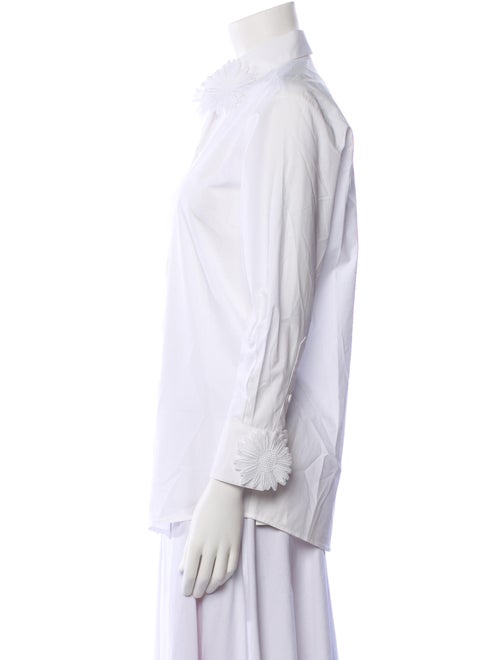 Silvia Tcherassi Long Sleeve Button-Up Top