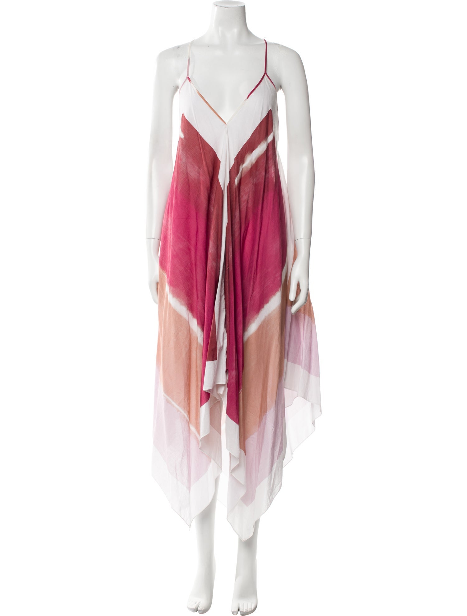 Silvia Tcherassi Tie-Dye Print Long Dress
