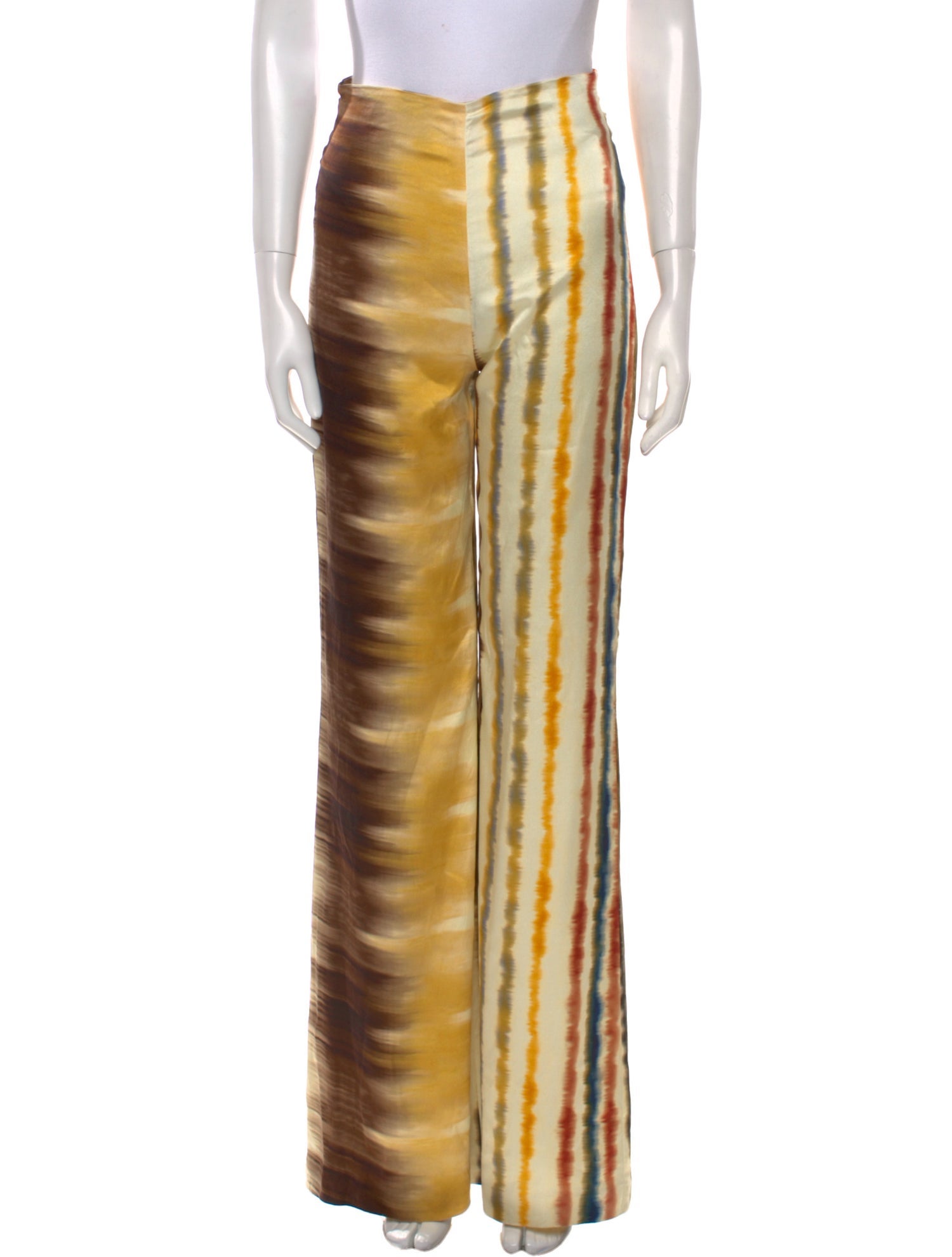 Silvia Tcherassi Silk Wide Leg Pants