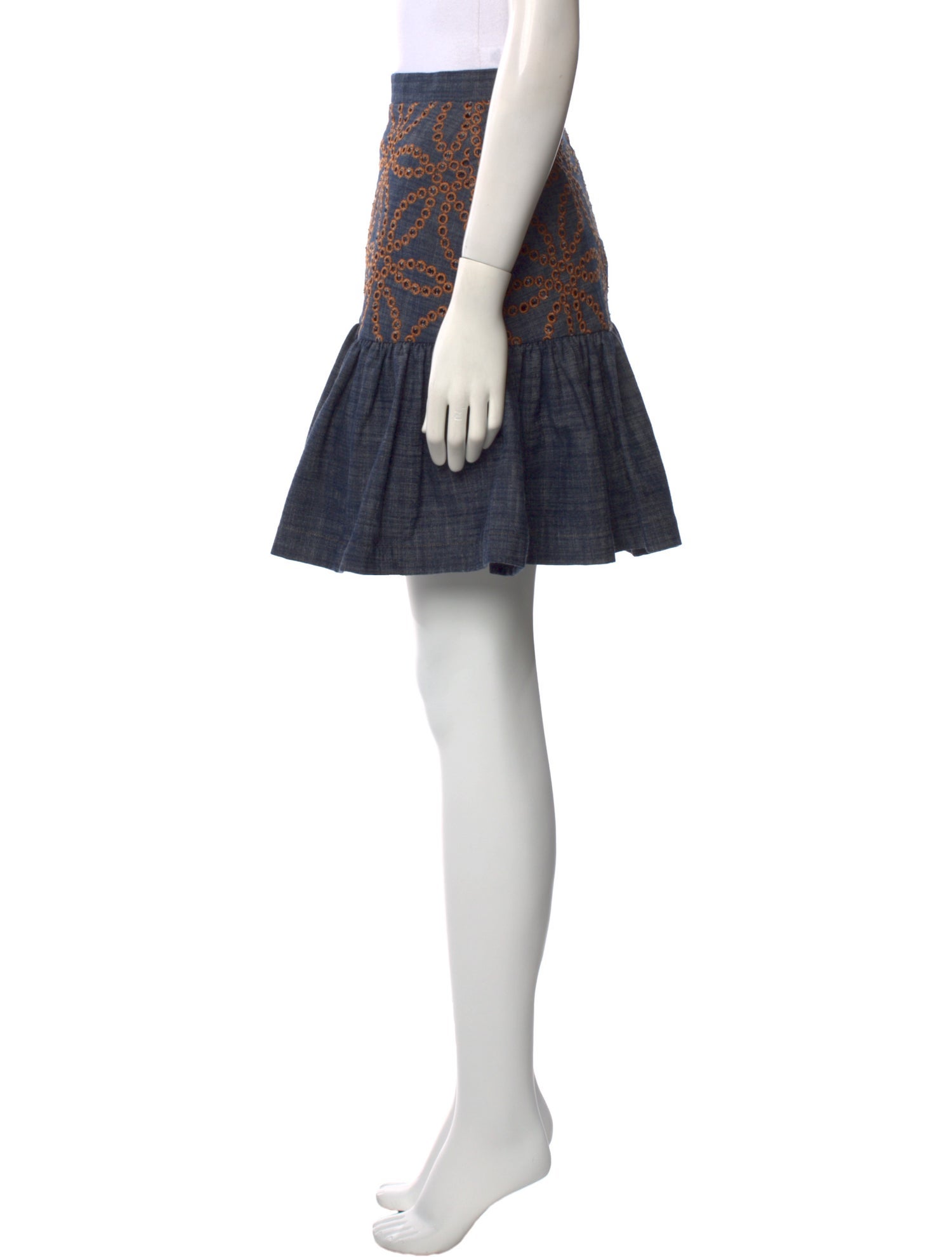Silvia Tcherassi Printed Mini Skirt w/ Tags