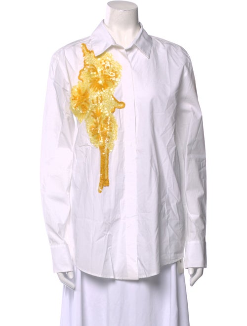 Silvia Tcherassi Long Sleeve Button-Up Top