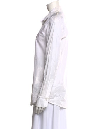 Silvia Tcherassi Long Sleeve Button-Up Top