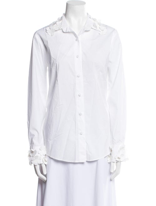Silvia Tcherassi Long Sleeve Button-Up Top