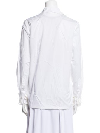 Silvia Tcherassi Long Sleeve Button-Up Top