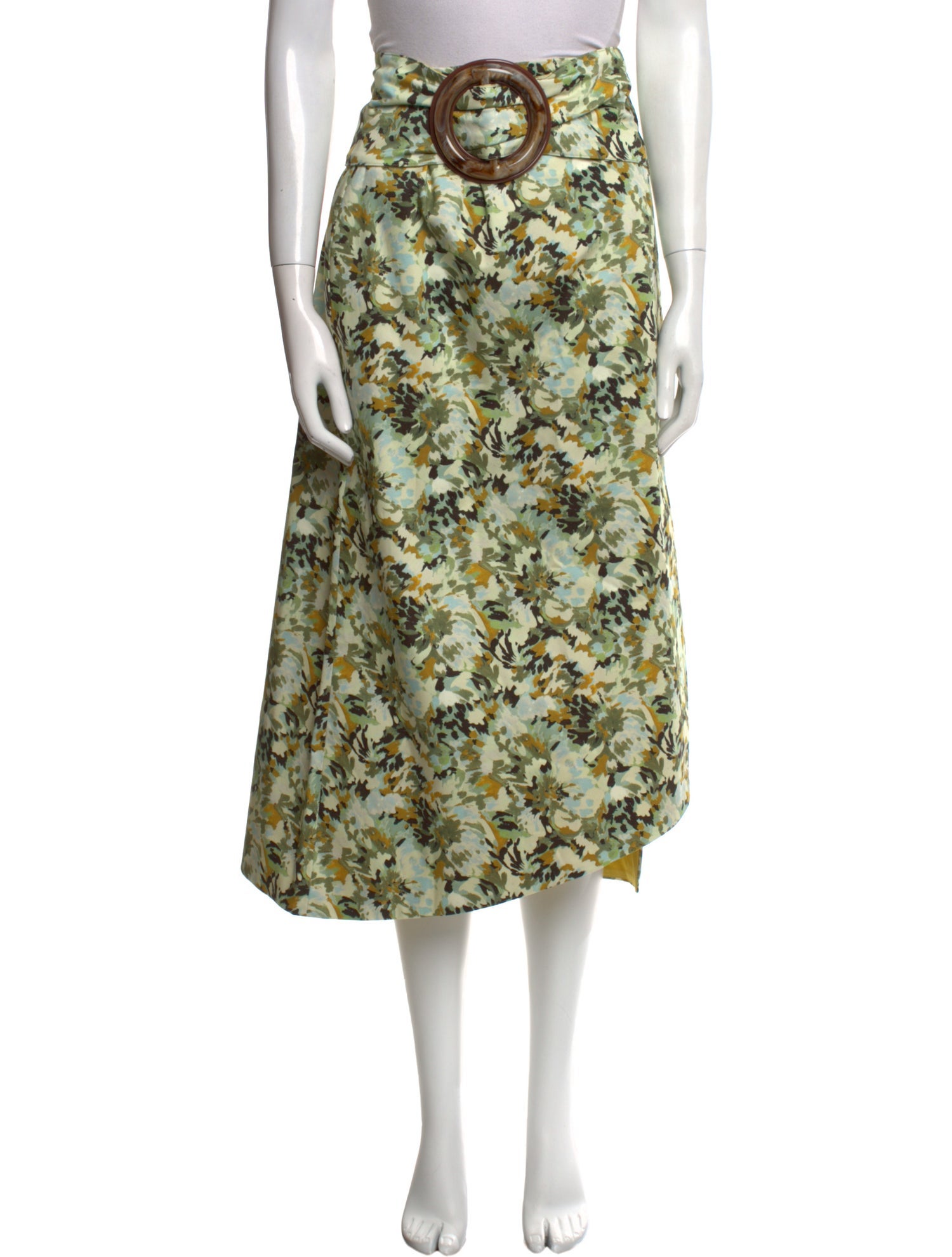 Silvia Tcherassi Floral Print Midi Length Skirt w/ Tags