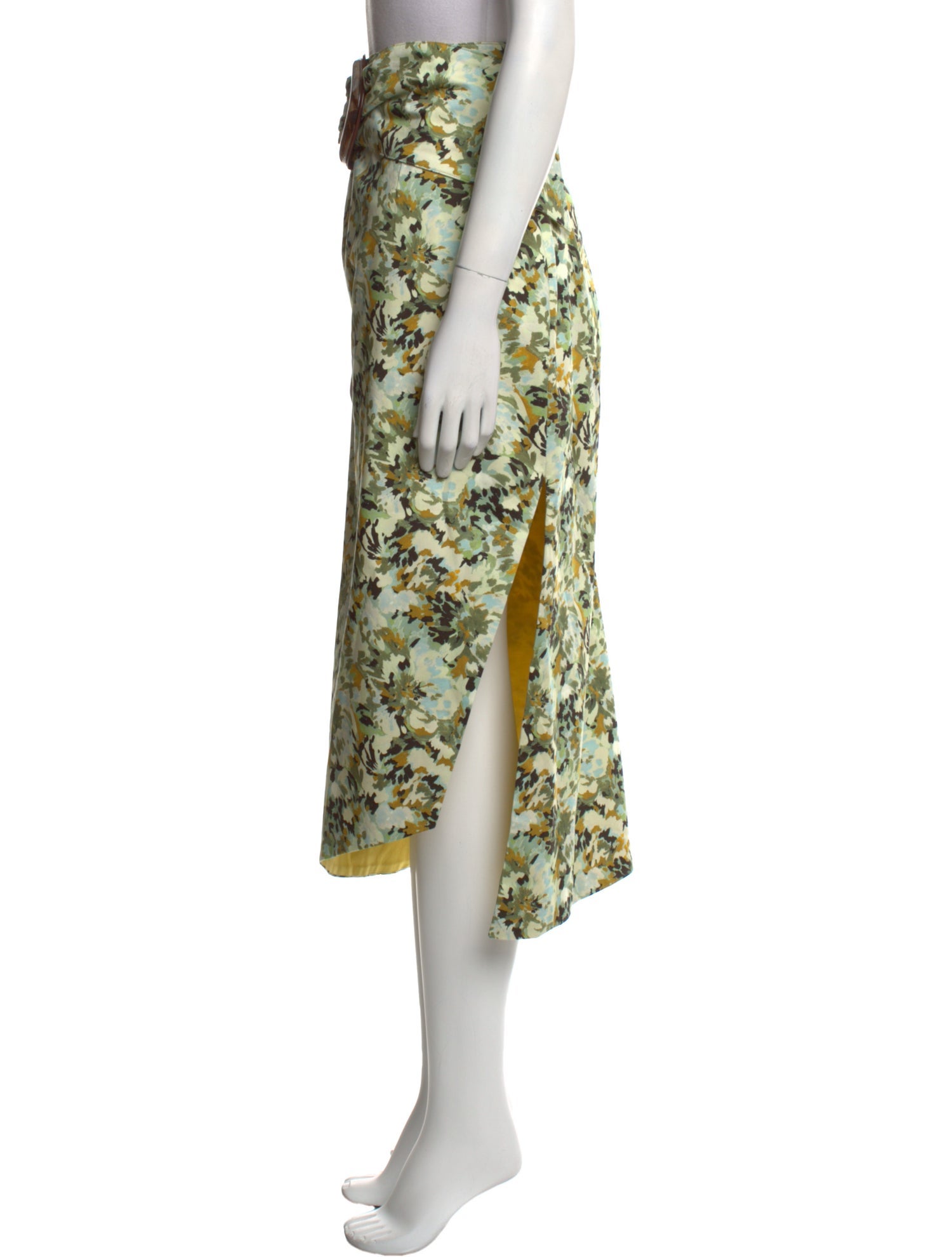 Silvia Tcherassi Floral Print Midi Length Skirt w/ Tags