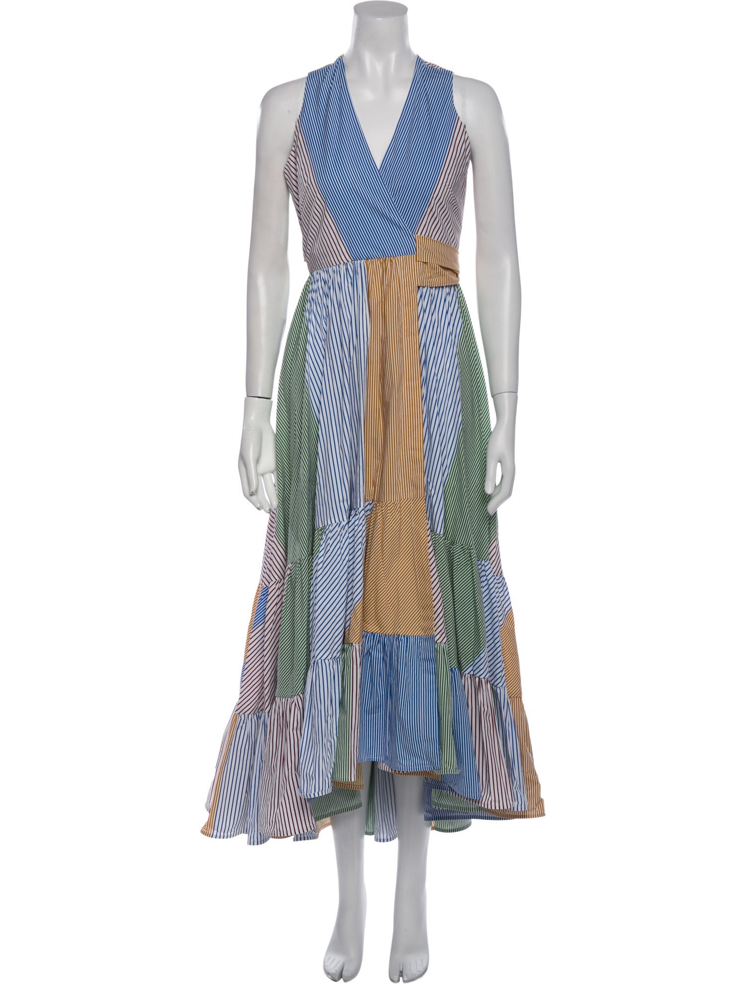 Silvia Tcherassi Striped Long Dress