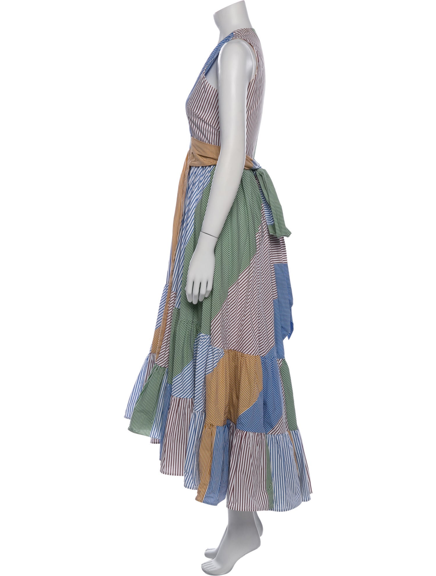 Silvia Tcherassi Striped Long Dress