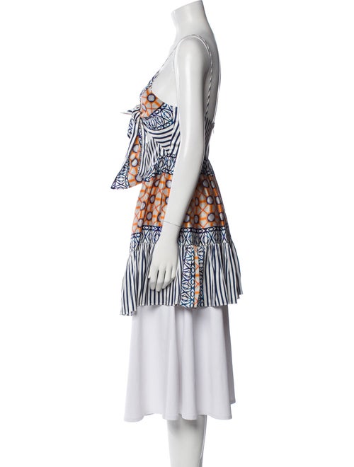 Silvia Tcherassi Printed V-Neck Tunic