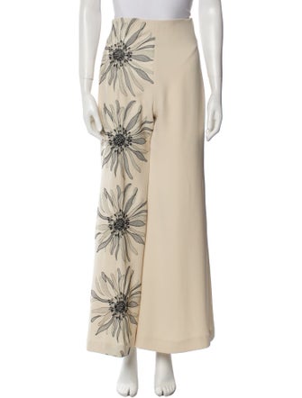 Silvia Tcherassi Floral Print Wide Leg Pants