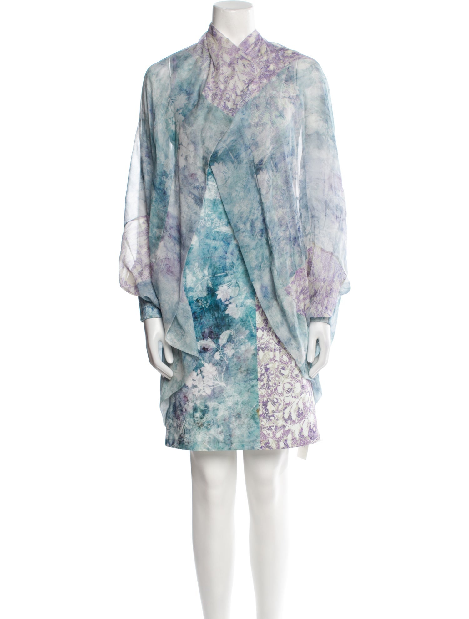 Silvia Tcherassi Silk Printed Dress Set