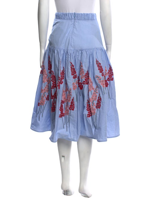 Silvia Tcherassi Patterned Midi Length Skirt