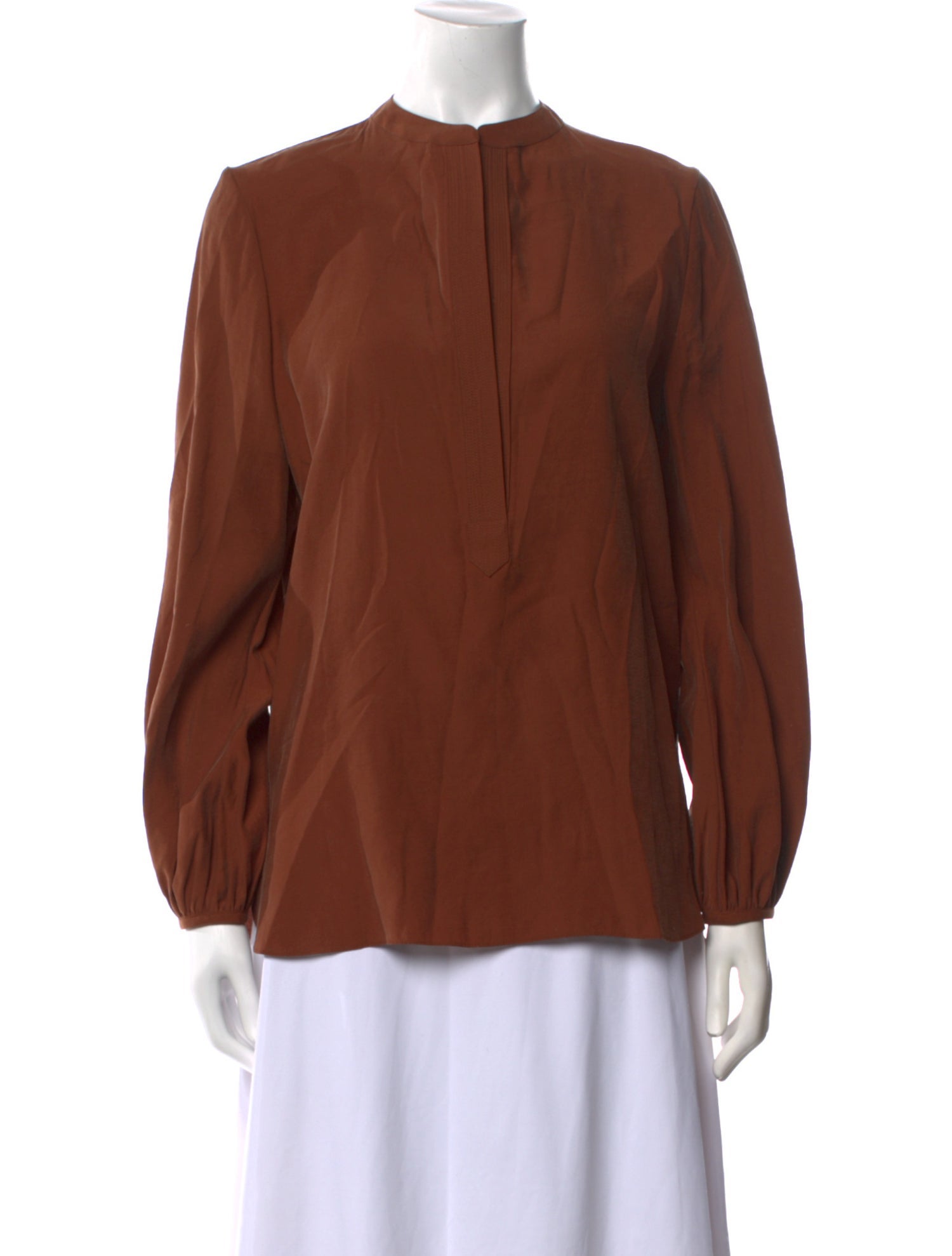 Silvia Tcherassi Mock Neck Long Sleeve Blouse w/ Tags