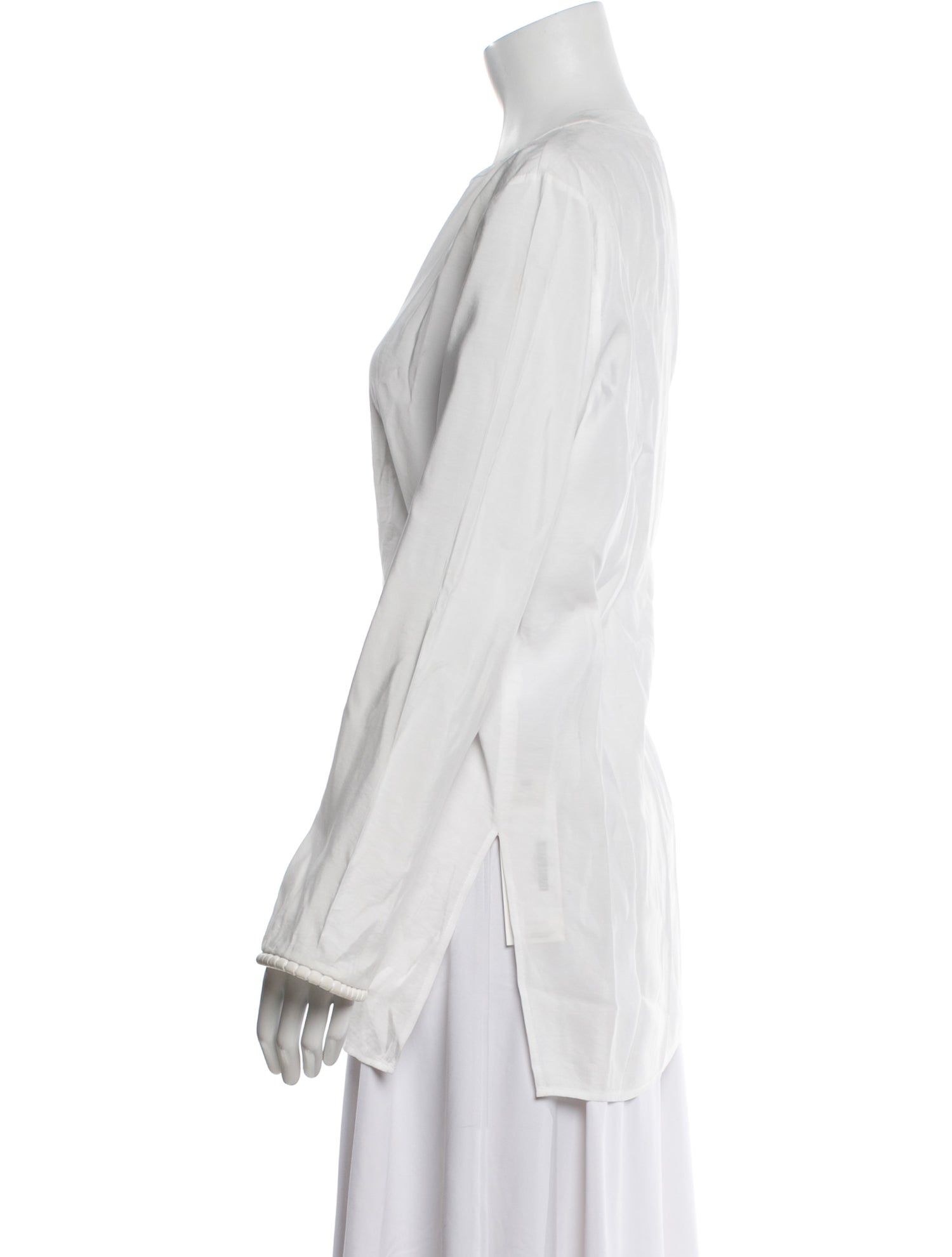 Silvia Tcherassi V-Neck Long Sleeve Tunic