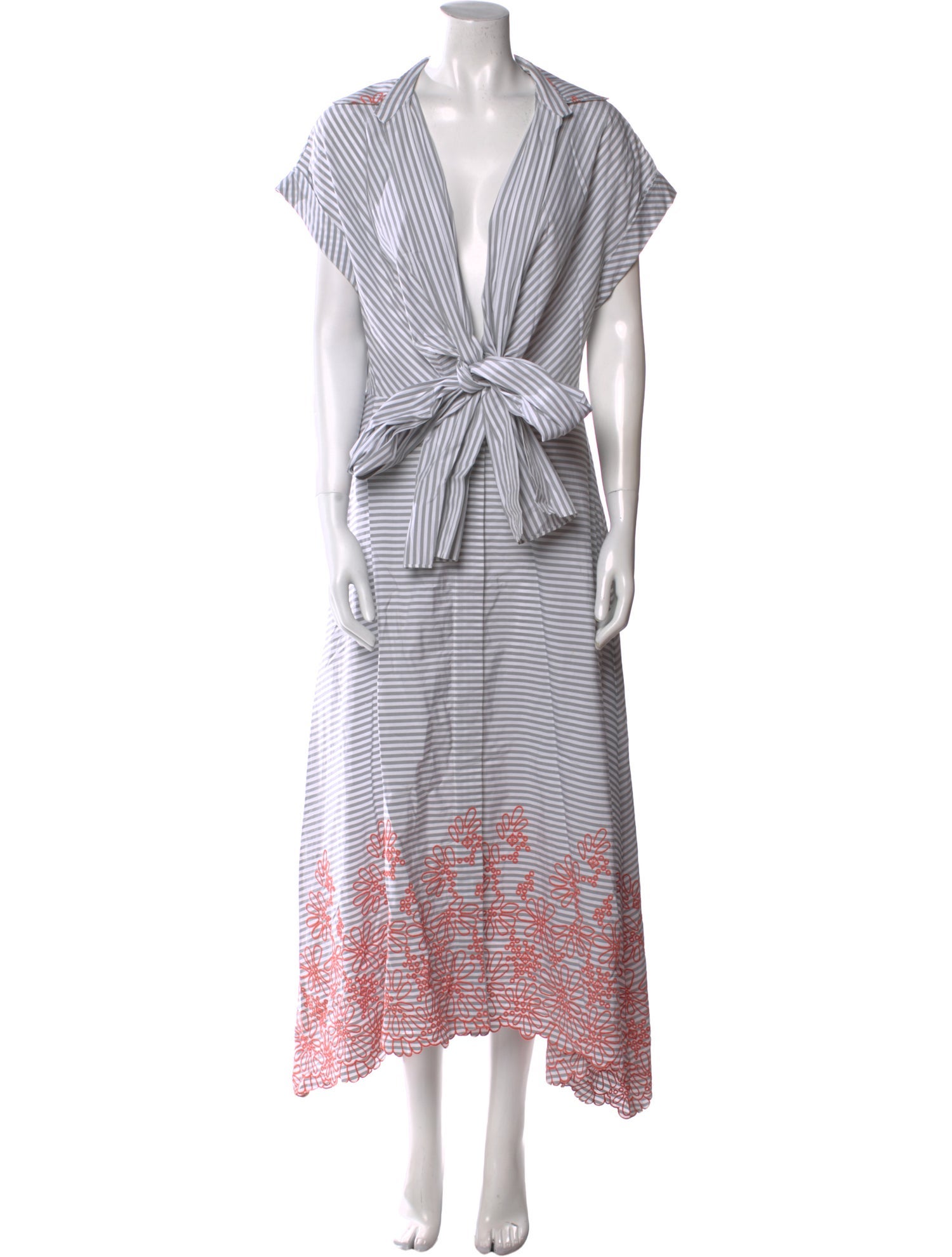 Silvia Tcherassi Striped Mini Dress