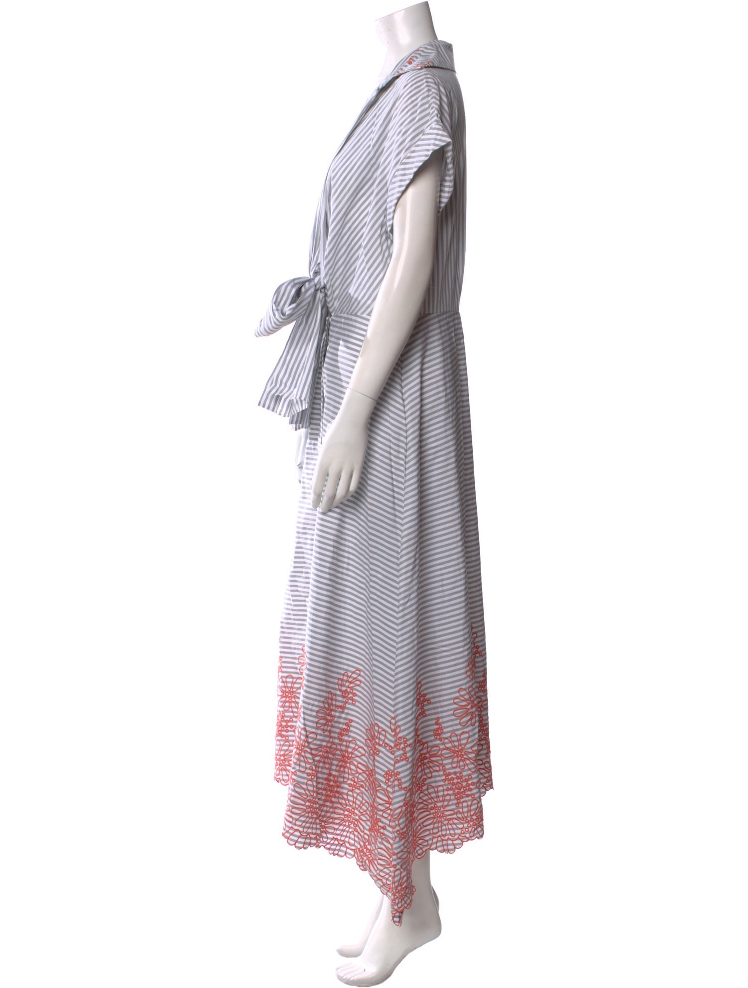 Silvia Tcherassi Striped Mini Dress