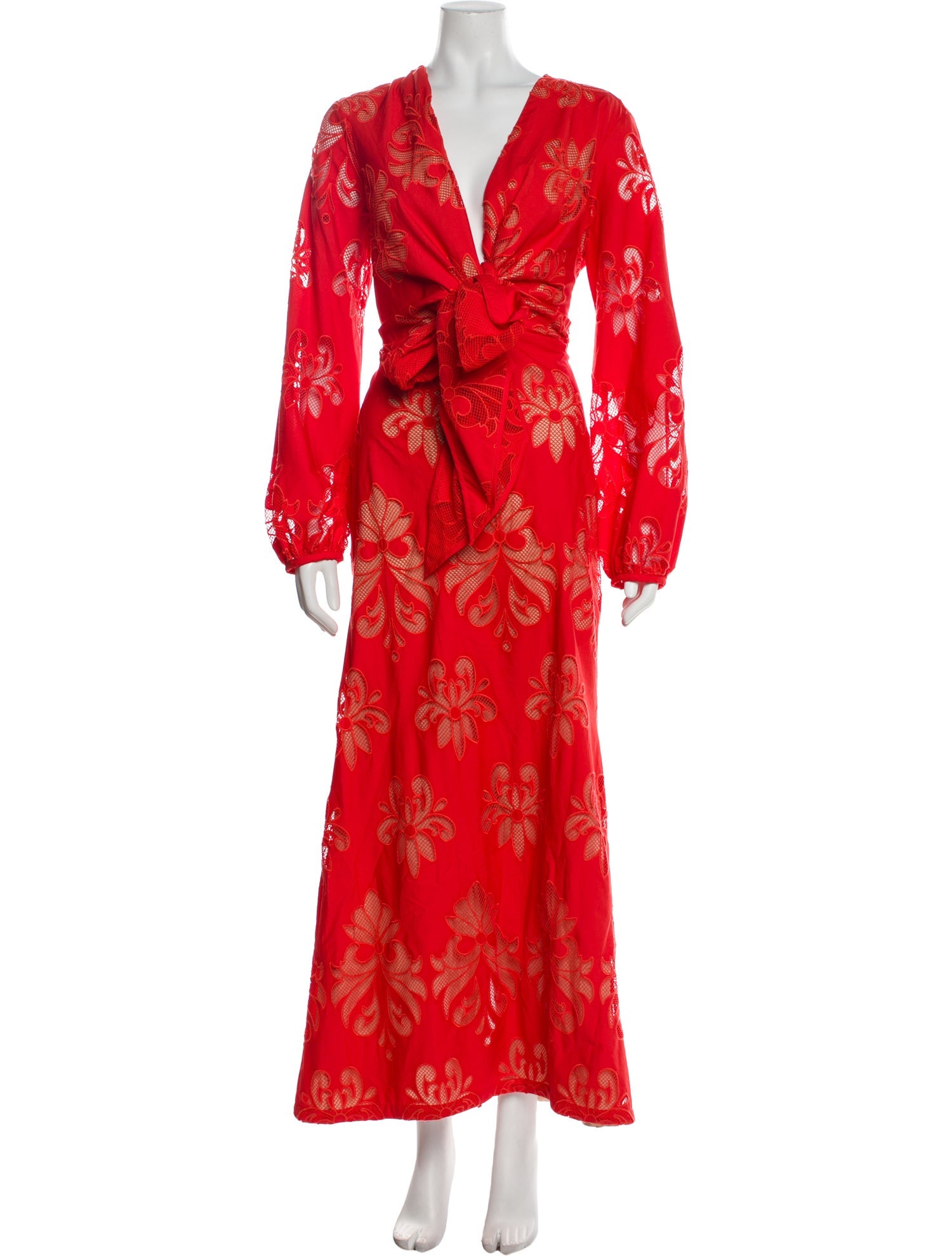 Silvia Tcherassi Floral Print Long Dress w/ Tags