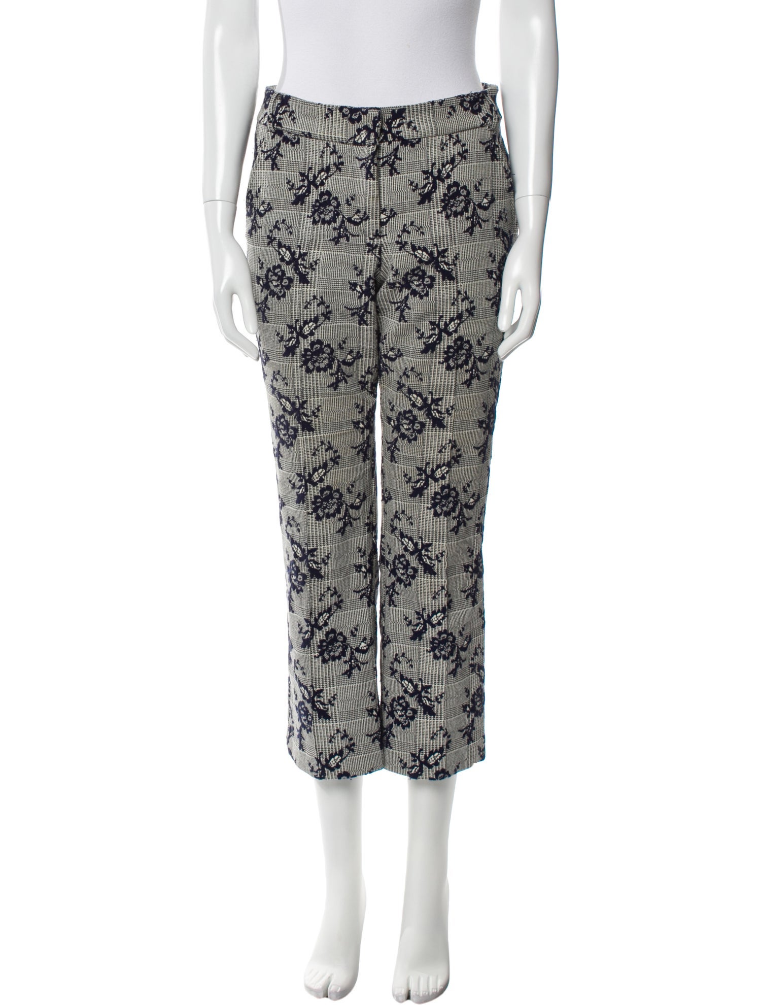 Silvia Tcherassi Floral Print Wide Leg Pants