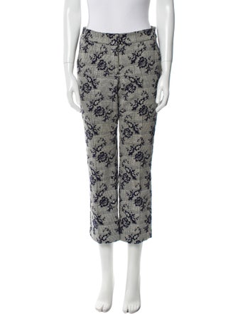 Silvia Tcherassi Floral Print Wide Leg Pants