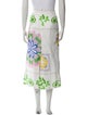 Silvia Tcherassi Floral Print Midi Length Skirt