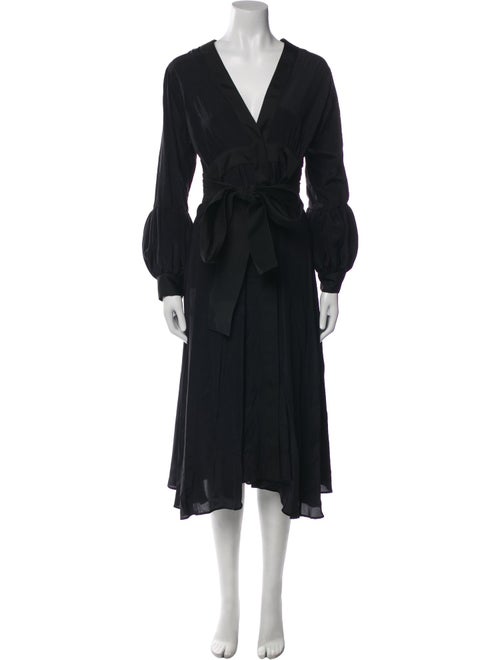 Silvia Tcherassi V-Neck Midi Length Dress