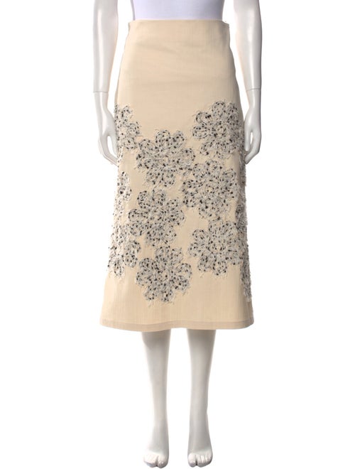 Silvia Tcherassi Floral Print Midi Length Skirt