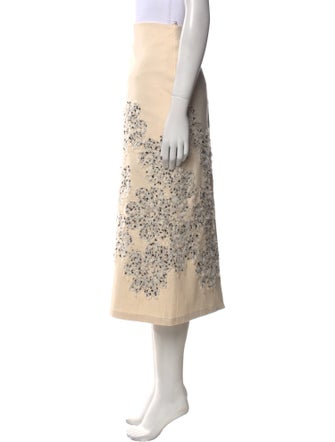 Silvia Tcherassi Floral Print Midi Length Skirt