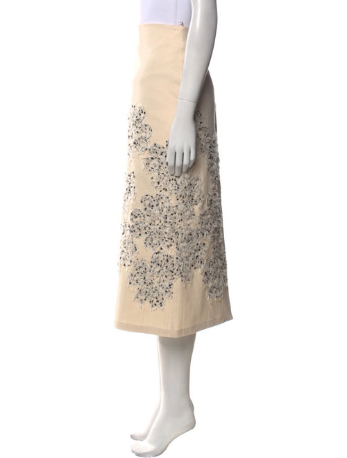 Silvia Tcherassi Floral Print Midi Length Skirt