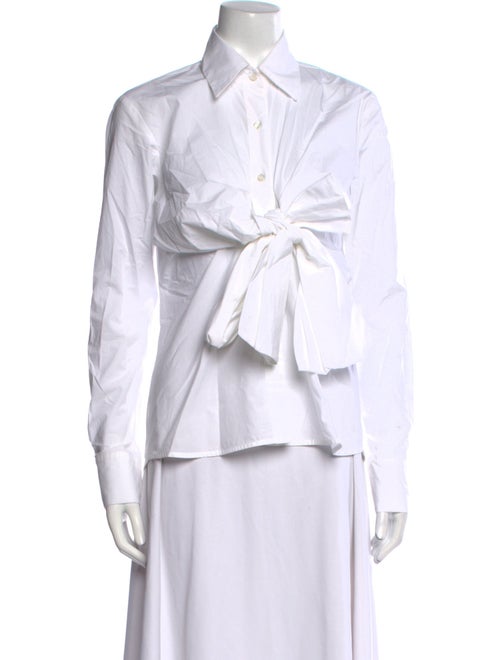 Silvia Tcherassi Long Sleeve Button-Up Top