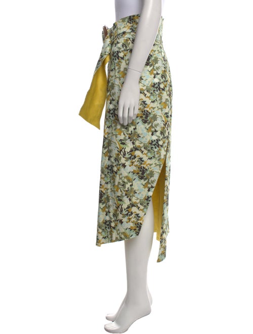 Silvia Tcherassi Floral Print Midi Length Skirt