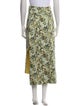 Silvia Tcherassi Floral Print Midi Length Skirt