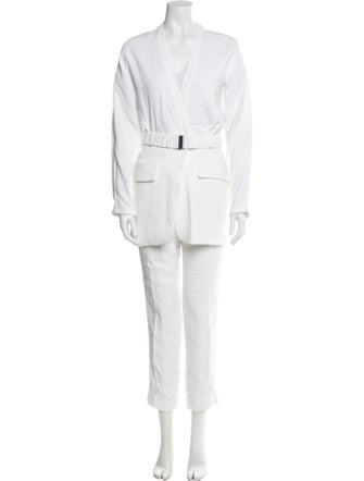 Silvia Tcherassi Grosgrain Trim Pant Set