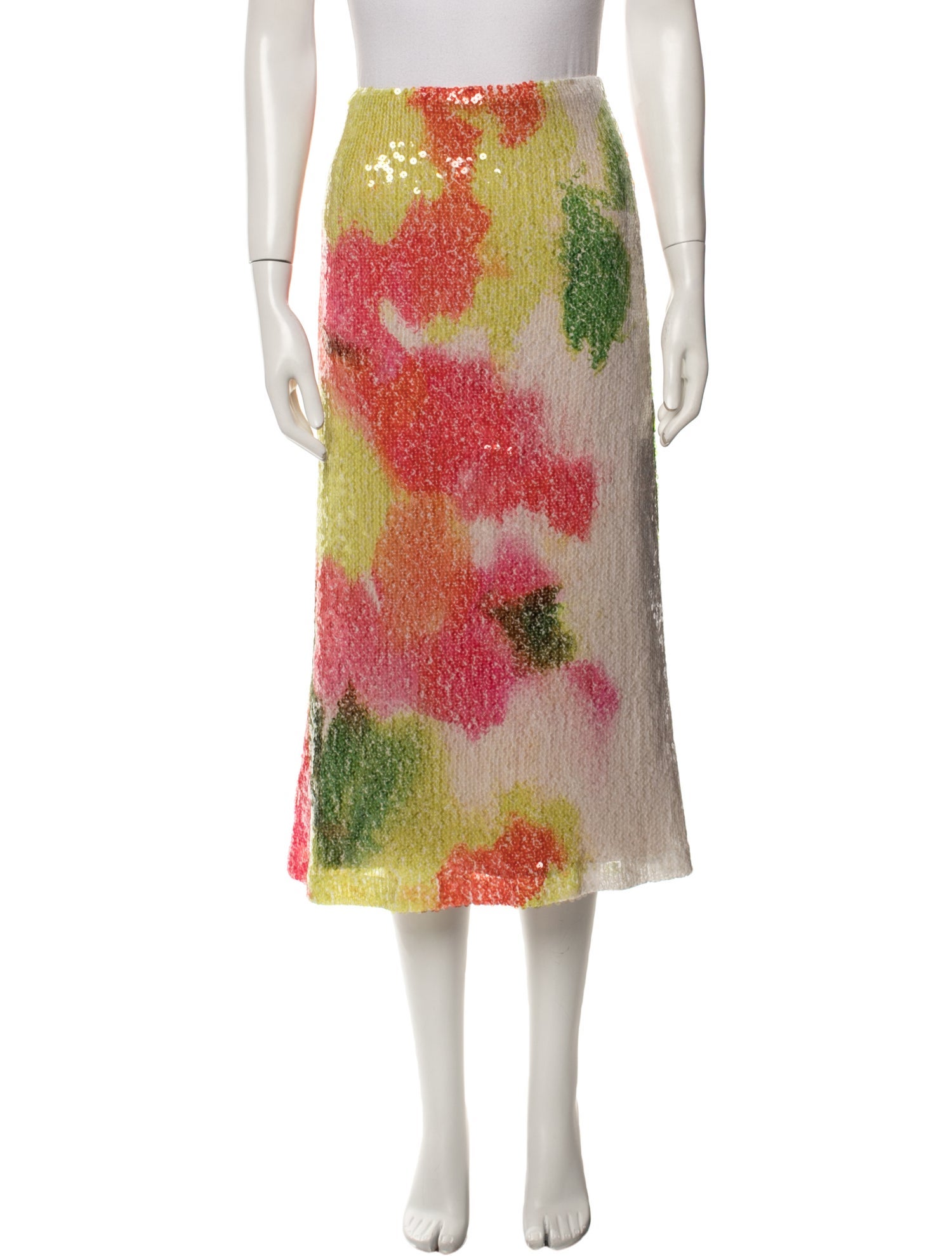 Silvia Tcherassi Tie-Dye Print Midi Length Skirt w/ Tags