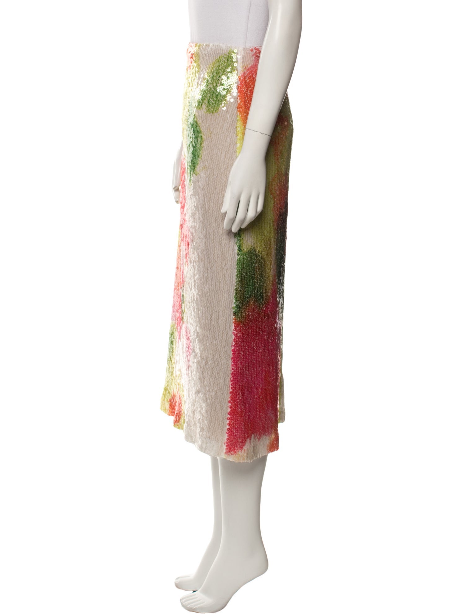 Silvia Tcherassi Tie-Dye Print Midi Length Skirt w/ Tags