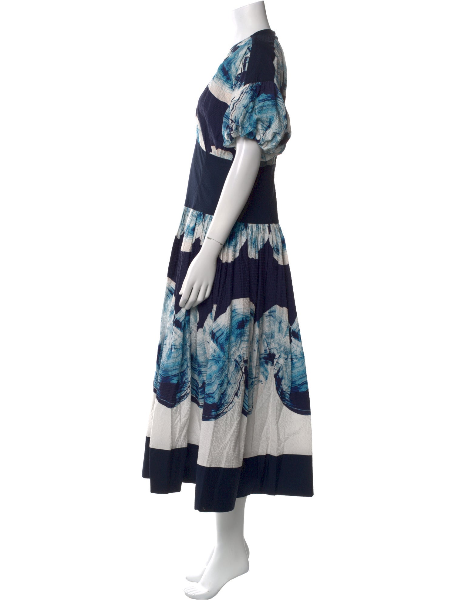 Silvia Tcherassi Floral Print Midi Length Dress