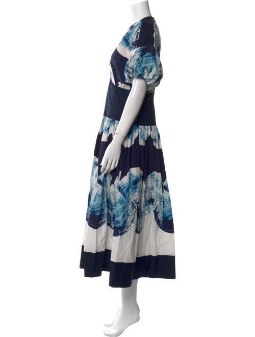 Silvia Tcherassi Floral Print Midi Length Dress
