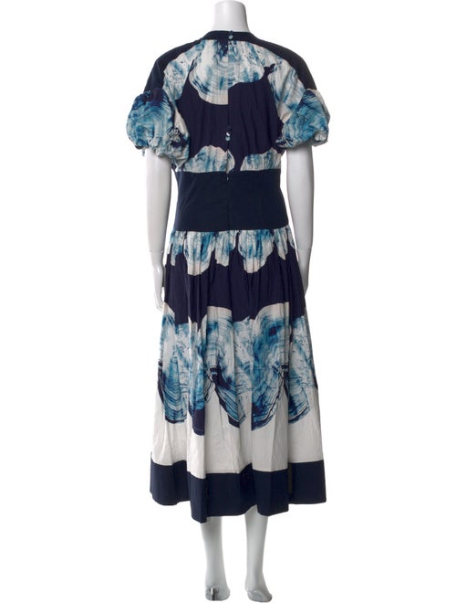 Silvia Tcherassi Floral Print Midi Length Dress