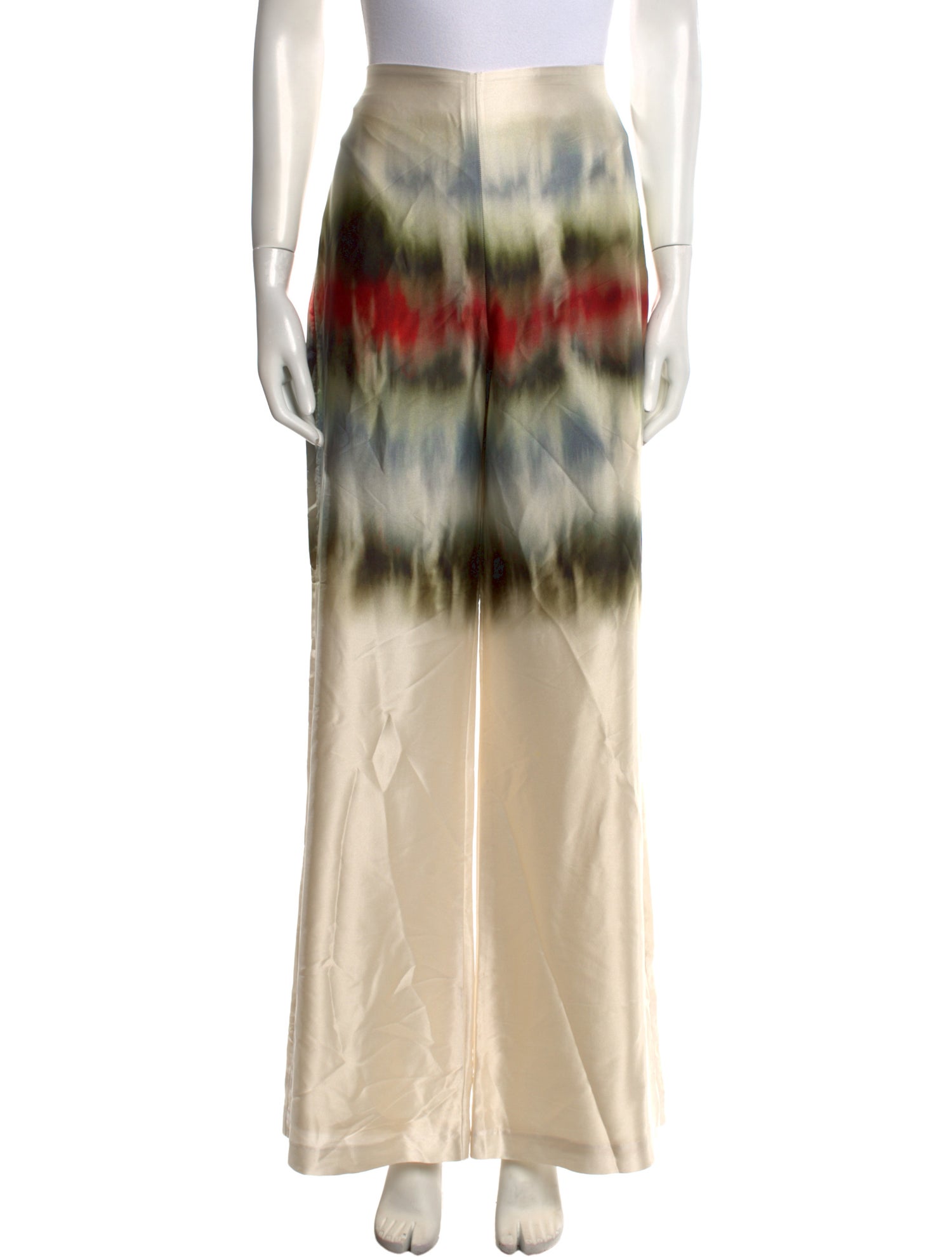 Silvia Tcherassi Silk Wide Leg Pants