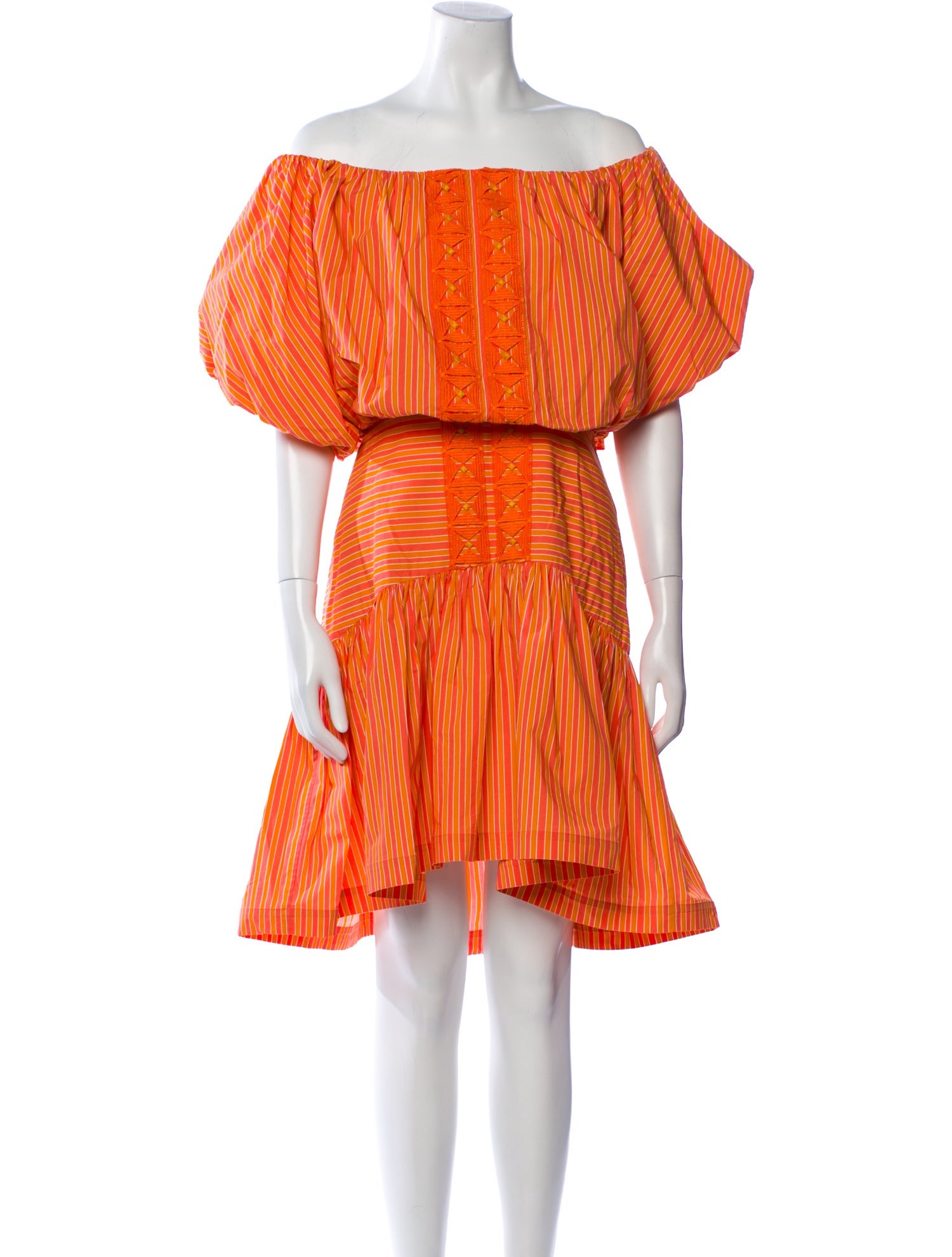 Silvia Tcherassi Striped Knee-Length Dress